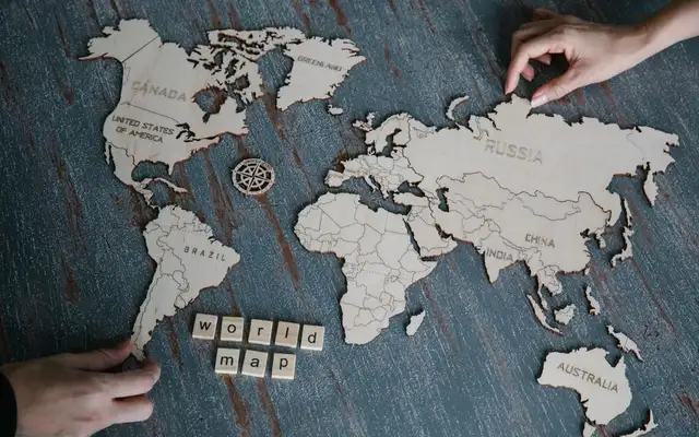 Puzzle del mapa del mundo para viajar - La Tienda del Viajero CholloTravel